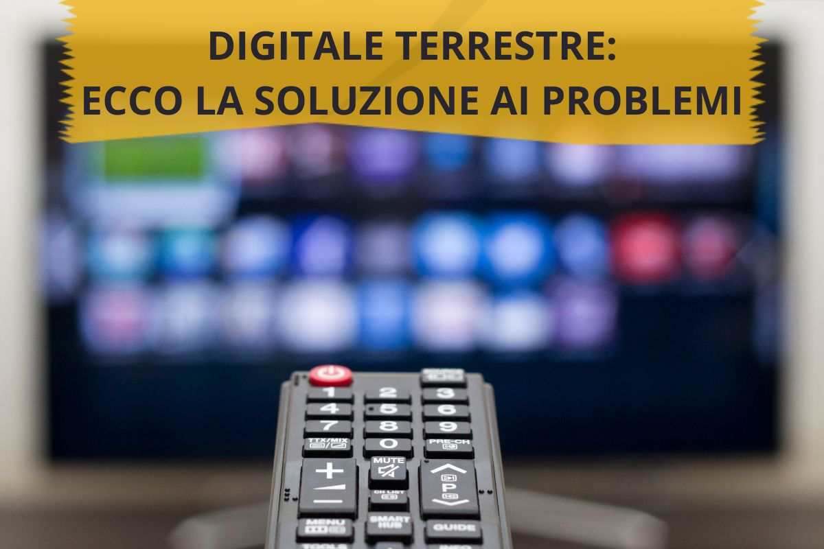 Di addio a qualsiasi problema col digitale terrestre, se acquisti