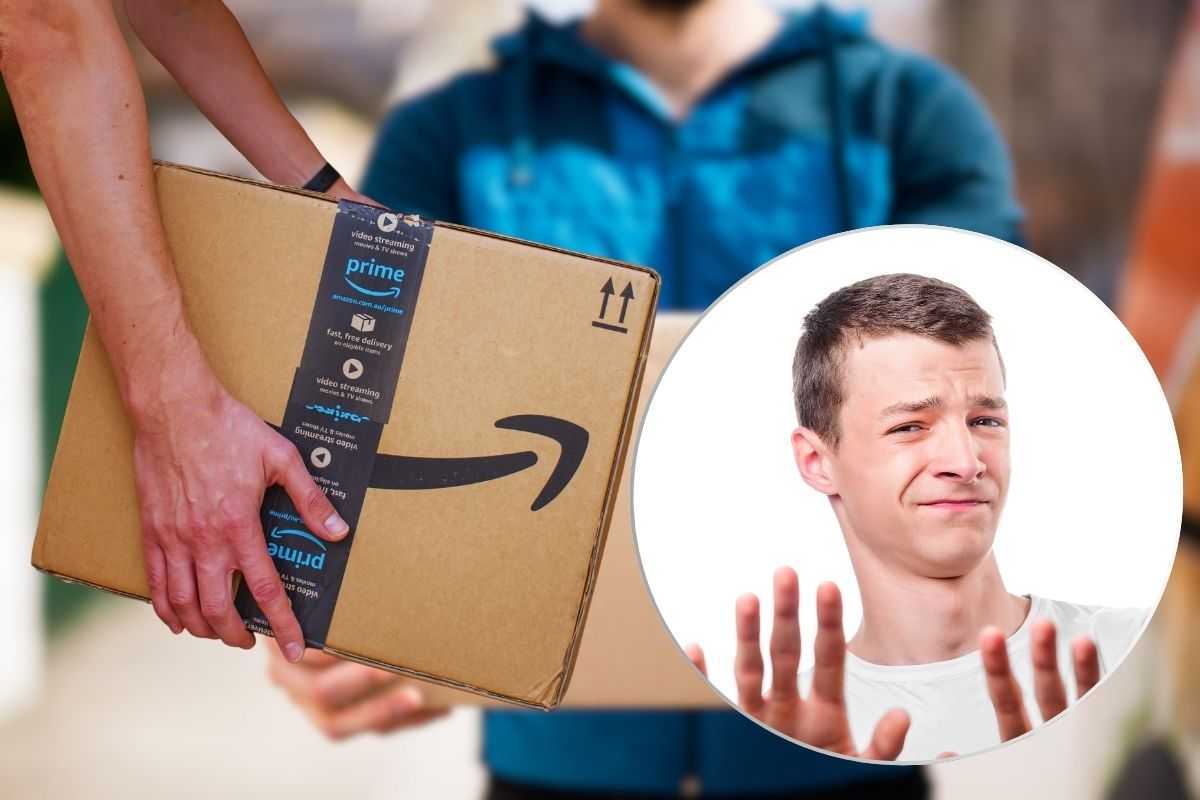 Trova una cosa disgustosa nel pacco Amazon