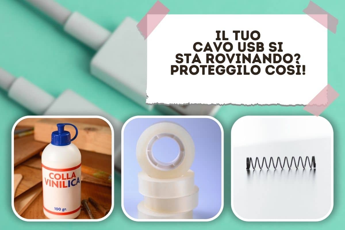 Cavo USB rovinato, puoi rimediare 