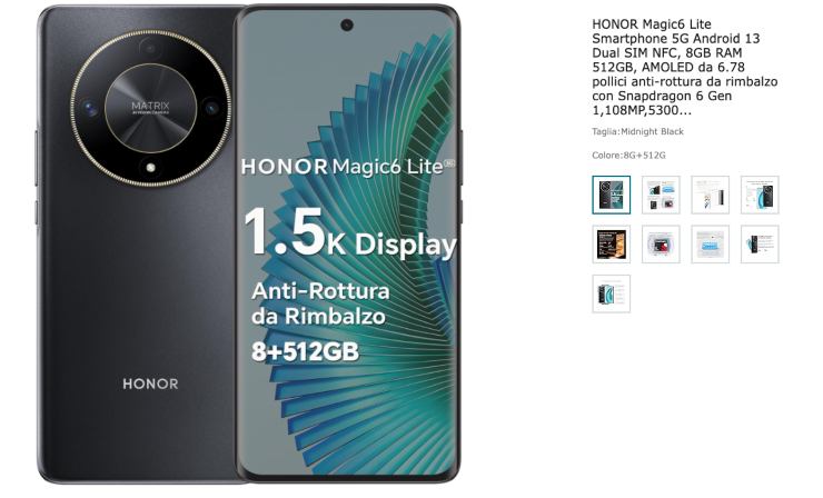 Honor Magic6 Lite 