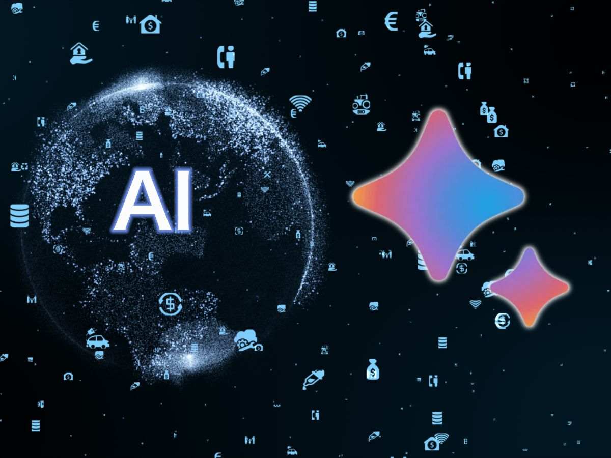 AI gemini logo sfondo generico