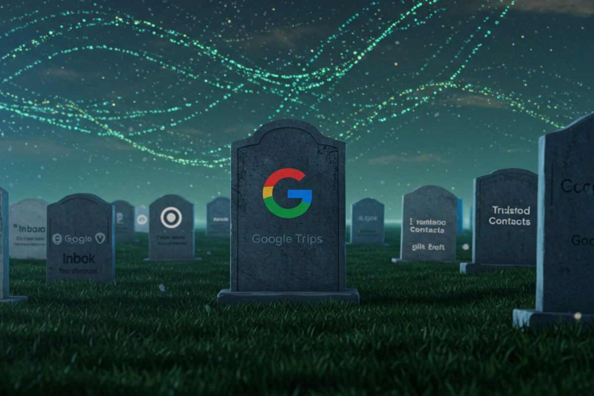 Cimitero con le App morte di Googl