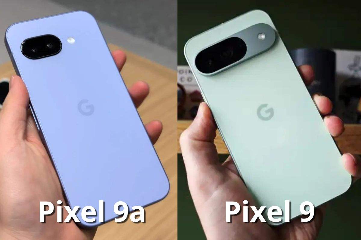 Pixel 9a a confronto con il pixel 9 