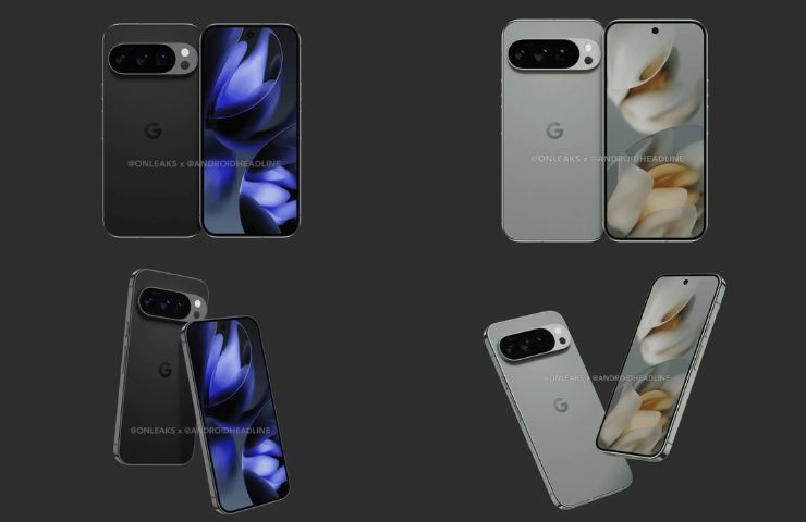 render 3D leak dei Google Pixel 10 Pro e Pro XL