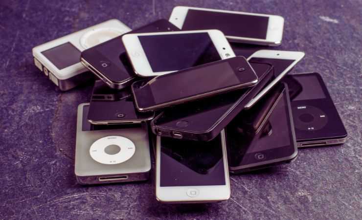 smartphone e ipod vecchi